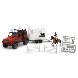 Set jucării Dickie Horse Trailer 40cm (3838002)