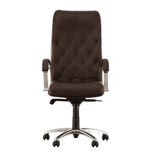 Офисное кресло Новый стиль Cuba Steel Chrome LE-K (Brown)