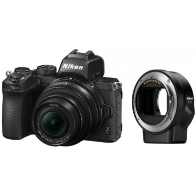 Системный фотоаппарат Nikon Z50 16-50VR + FTZ Kit