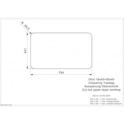 Кухонная мойка Reginox Ohio 18x40+50x40 (R)