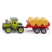 Tractor Siku MB-Trac with trailer for bales (1670)
