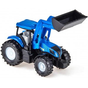 Tractor Siku New Holland with front loader (1355)