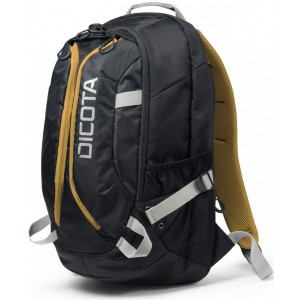 Rucsac pentru oraș Dicota Backpack Active black/yellow (D31048)