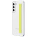 Husa pentru smartphone Samsung Galaxy S21 FE EF-XG990 Clear Strap Cover White