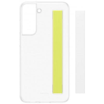 Husa pentru smartphone Samsung Galaxy S21 FE EF-XG990 Clear Strap Cover White
