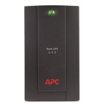 APC Back-UPS BX650CI-RS, 650VA/390W, AVR, 4 x CEE 7/7 Schuko (3 Battery Backup, all 4 Surge Protected), LED indicators, PowerChute USB Port