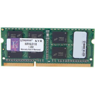 2GB DDR3L-1600 SODIMM  Kingston ValueRam, PC12800, CL11, 1.35V