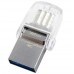 32GB USB3.1  Kingston DataTraveler MicroDuo, Ultra-small, USB OTG Type C (On-The-Go), (Read 100 MByte/s, Write 15 MByte/s)
