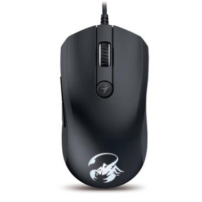 (31040063102) Genius Scorpion M6-600, Gaming Mouse, 800/1600/2400/3200/5000dpi Adjustable, 6 buttons, 152 grams weight, Rubber finish grip, up to 24 keys for user defined macros, USB, Black