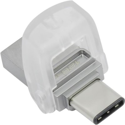 128GB USB3.1  Kingston DataTraveler MicroDuo, Ultra-small, USB OTG Type C (On-The-Go), (Read 100 MByte/s, Write 15 MByte/s)