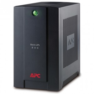 APC Back-UPS BX800LI, 800VA/415W, AVR, 4 x IEC Sockets (all 4 Battery Backup + Surge Protected), LED indicators