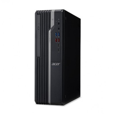 Acer Veriton X2660G SFF (DT.VQWME.028) Intel® Pentium® G5400 3.7 GHz, 4GB DDR4 RAM, 128GB SSD, no ODD, Intel® UHD 610 Graphics, HDMI, DP, VGA, COM-port, 180W PSU, FreeDOS, USB KB/MS, Black, 3 Year Warranty