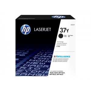 HP 37Y Extra High Yield Black Original LaserJet Toner Cartridge (41000 pages), Compatible with M608, M609 Printer Series, M631, M632 MFP Series