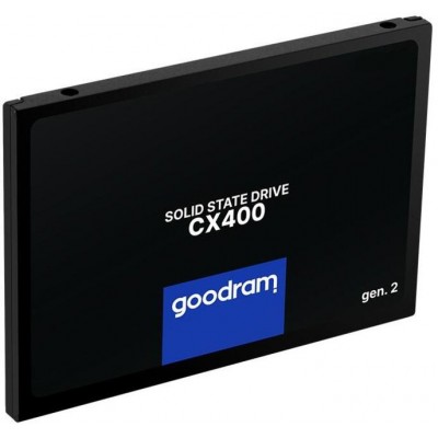 2.5" SSD 256GB  GOODRAM CX400 Gen.2, SATAIII, Sequential Reads: 550 MB/s, Sequential Writes: 480 MB/s, Maximum Random 4k: Read: 65,000 IOPS / Write: 61,440 IOPS, Thickness- 7mm, Controller Phison PS3111-S11, 3D NAND TLC