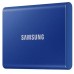 M.2 External SSD 1.0TB  Samsung T7 USB 3.2, Blue, USB-C, Fingerprint Security, Includes USB-C to A / USB-C to C cables, Sequential Read/Write: up to 1050/1000 MB/s, V-NAND (TLC), Windows/Mac/PS4/Xbox One compatible, Light, Portable, Durable