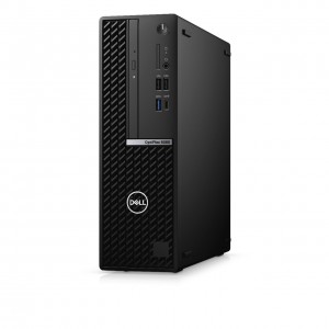 DELL OptiPlex 5080 SFF (lnteI® Core® i3-10100, 8GB (1x8GB) DDR4 RAM, M.2 256GB PCIe NVMe + 1TB HDD SATA 7200rpm, DVD+/-RW, TPM, HDMI 2.0b, No Media Card Reader, 200W PSU Platinum, USB KB216 + MS116, Black, Ubuntu)