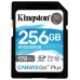 256GB SD Class10 UHS-I U3 (V30)  Kingston Canvas Go! Plus, Read: 170MB/s, Write: 70MB/s, Ideal for DSLRs/Drones/Action cameras