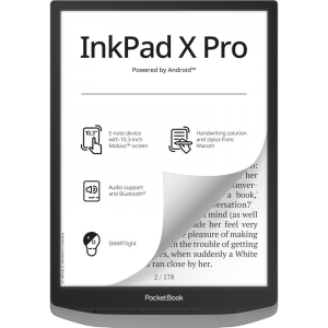 PocketBook InkPad X, Mist Grey, 10" E InkCarta Mobius (1404x1872)