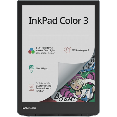 PocketBook InkPad Color 3, Stormy Sea, 743K3,  7.8" E Ink®Kaleido 3™ (1404x1872)