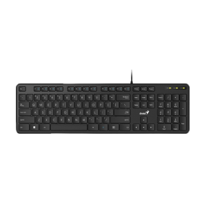 Keyboard Genius SlimStar M200, Low-profile, Chocolate Keycap,  Fn Keys, Black, USB