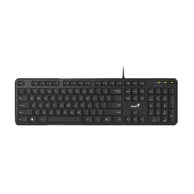 Keyboard Genius SlimStar M200, Low-profile, Chocolate Keycap,  Fn Keys, Black, USB