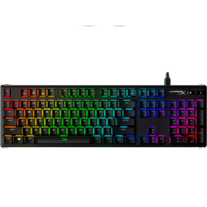 Gaming Keyboard HyperX Alloy Origins, Mechanical, Clicky SW, Aluminum, Onboard Memory, Game Mode, RGB, EN, 1.8m, USB, Black