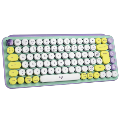 Wireless Keyboard Logitech POP Keys, Mechanical, Compact design, 2xAAA, BT/2.4, EN, Daydream  