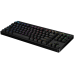 Gaming Keyboard Logitech G PRO, TKL, Mechanical, GX Blue Clicky, RGB , US Layout, Black, USB