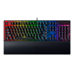 Gaming Keyboard Razer BlackWidow V3, Full Size, Wrist rest, Green SW, RGB, US Layout, USB 