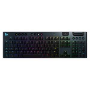  Wireless Gaming Keyboard Logitech G915, Mechanical, Ultra thin, GL Tactile, G-Keys, RGB, BT+2.4Ghz
