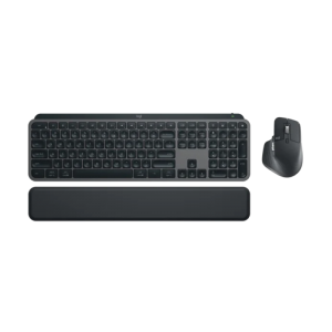 Wireless Keyboard & Mouse Logitech MX Keys S Combo, Premium typing, Backlight, Wrist rest, 200-8000doi, 7 buttons, Battery, 2.4Ghz+ BT, EN, Graphite