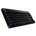 Gaming Keyboard Logitech G PRO, TKL, Mechanical, GX Blue Clicky, RGB , US Layout, Black, USB