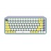  Wireless Keyboard Logitech POP Keys, Mechanical, Compact design, Emoji Keys, 2xAAA, BT/2.4, Mint 