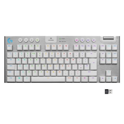  Wireless Gaming Keyboard Logitech G915 TKL, Mechanical, Ultra thin, GL Tactile, G-Keys, RGB, BT/2.4