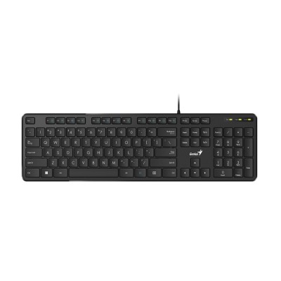 Keyboard Genius SlimStar M200, Low-profile, Chocolate Keycap,  Fn Keys, Black, USB