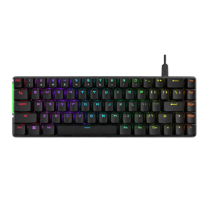 Gaming Keyboard Asus ROG Falchion Ace, Mechanical, 65% layout, ROG NX Red, PBT, US Layout,USB, Black