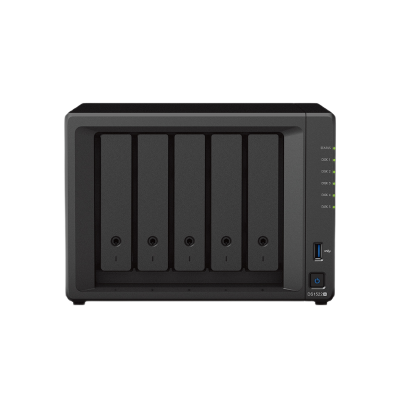 SYNOLOGY "DS1522+", 5-bay, AMD Ryzen 2-core 2.6-3.1Ghz, 8Gb*1+1 Slot, 4x1GbE, 2xM.2 NVMe, 1xPCIe