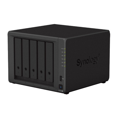 SYNOLOGY "DS1522+", 5-bay, AMD Ryzen 2-core 2.6-3.1Ghz, 8Gb*1+1 Slot, 4x1GbE, 2xM.2 NVMe, 1xPCIe