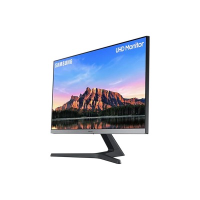 28" SAMSUNG "U28R550UQI", Black/Gray (IPS 4K-UHD, FreeSync, 4ms, 300cd, HDR, HDMI+DP, PiP/PbP)