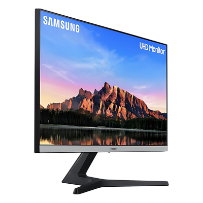 28" SAMSUNG "U28R550UQI", Black/Gray (IPS 4K-UHD, FreeSync, 4ms, 300cd, HDR, HDMI+DP, PiP/PbP)