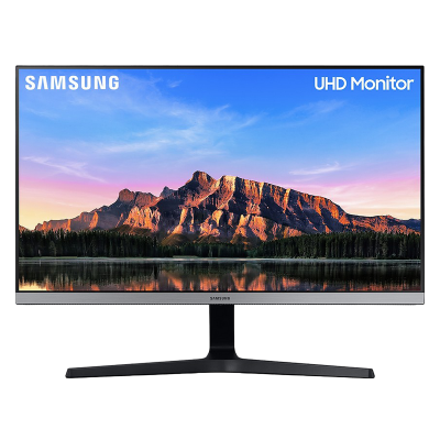 28" SAMSUNG "U28R550UQI", Black/Gray (IPS 4K-UHD, FreeSync, 4ms, 300cd, HDR, HDMI+DP, PiP/PbP)