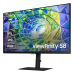 27" SAMSUNG LS27A800UNI, Black,IPS,3840x2160,60Hz,5ms,300cd,HDR10,MegaDCR,HDMI+DP+USB,Spkrs