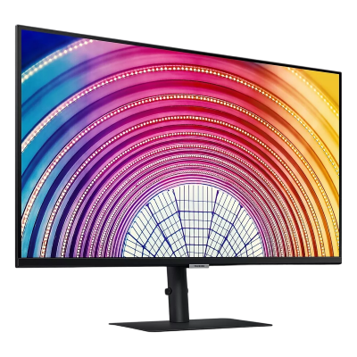 32" SAMSUNG S32A600NWI, Black, VA,2560x1440,75Hz,FreeSync,5ms,300cd,MegaDCR,HDR,HDMI+DP+USB,Pivot