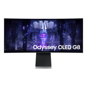 34" SAMSUNG Odyssey G8 S34BG850,Black,OLED,3440x1440,175Hz,FreeSync,0.03msGTG,250cd,HDR,miniDP+mHDMI