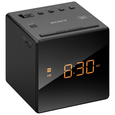  SONY  ICF-C1T, Black, Clock Radio with dual alarm, AM/FM
