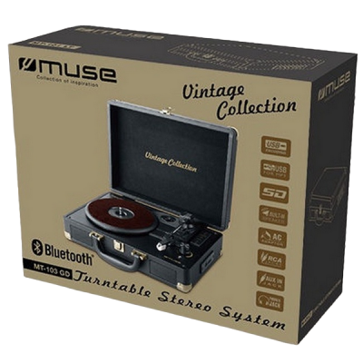 Vinyl Turntable MUSE MT-103 GD