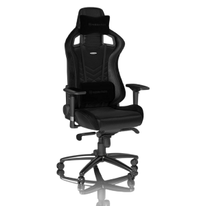 Игровое кресло Noble Epic NBL-PU-BLA-002 Black/Black, User max load up to 120kg / height 165-180cm