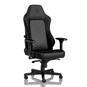 Игровое кресло Noble Hero NBL-HRO-PU-BPW Black/White, User max load up to 150kg / height 165-190cm