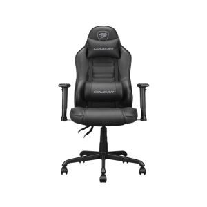Gaming Chair Cougar FUSION S Black, User max load up to 120kg / height 145-180cm