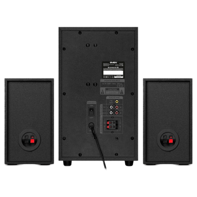 Speakers   SVEN  "MS-2250" SD-card, USB, FM, remote control, Bluetooth, Black, 80w/50w + 2x15w/2.1